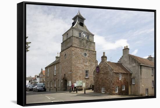 Crail Tollbooth, Fife Coast, Scotland, United Kingdom-Nick Servian-Framed Stretched Canvas