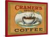 Cramer's Choice Coffee Label-Lantern Press-Stretched Canvas