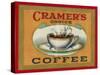 Cramer's Choice Coffee Label-Lantern Press-Stretched Canvas