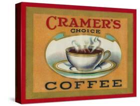 Cramer's Choice Coffee Label-Lantern Press-Stretched Canvas