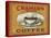 Cramer's Choice Coffee Label-Lantern Press-Stretched Canvas