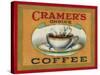 Cramer's Choice Coffee Label-Lantern Press-Stretched Canvas