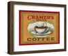 Cramer's Choice Coffee Label-Lantern Press-Framed Art Print