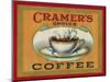 Cramer's Choice Coffee Label-Lantern Press-Mounted Art Print