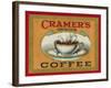 Cramer's Choice Coffee Label-Lantern Press-Framed Art Print