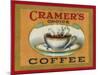 Cramer's Choice Coffee Label-Lantern Press-Mounted Art Print