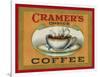 Cramer's Choice Coffee Label-Lantern Press-Framed Art Print