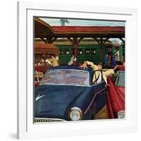 "Cramped Parking," March 5, 1960-Richard Sargent-Framed Giclee Print