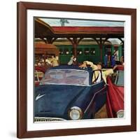 "Cramped Parking," March 5, 1960-Richard Sargent-Framed Giclee Print