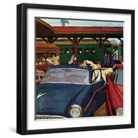 "Cramped Parking," March 5, 1960-Richard Sargent-Framed Giclee Print