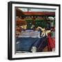 "Cramped Parking," March 5, 1960-Richard Sargent-Framed Giclee Print