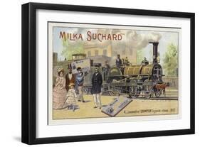 Crampton High Speed Locomotive, 1852-null-Framed Giclee Print