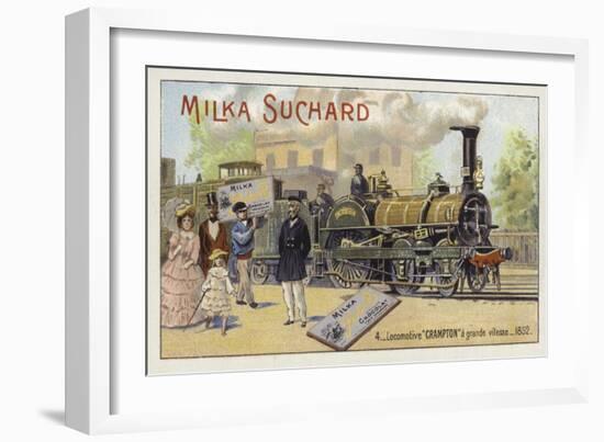 Crampton High Speed Locomotive, 1852-null-Framed Giclee Print