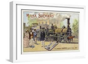 Crampton High Speed Locomotive, 1852-null-Framed Giclee Print