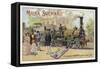 Crampton High Speed Locomotive, 1852-null-Framed Stretched Canvas