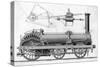 Crampton Locomotive-GB Smith-Stretched Canvas