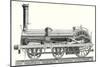 Crampton Locomotive-null-Mounted Premium Giclee Print
