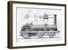Crampton's Railway Locomotive Engine, 1866-GB Smith-Framed Giclee Print
