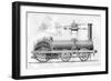 Crampton's Railway Locomotive Engine, 1866-GB Smith-Framed Giclee Print