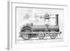 Crampton's Railway Locomotive Engine, 1866-GB Smith-Framed Giclee Print