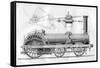 Crampton's Railway Locomotive Engine, 1866-GB Smith-Framed Stretched Canvas