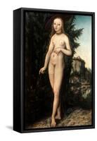 Cranach: Aphrodite/Venus-Lucas Cranach the Elder-Framed Stretched Canvas