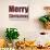 Cranberries Spelling Merry Christmas-null-Photographic Print displayed on a wall