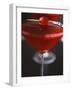 Cranberry Martini with Cocktail Cherry-Michael Paul-Framed Photographic Print