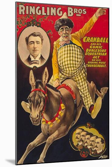 Crandall Ringling Circus-null-Mounted Art Print