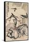 Crane and Plum Blossoms-Wang Zhen-Framed Stretched Canvas