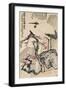 Crane and Plum Blossoms-Wang Zhen-Framed Giclee Print