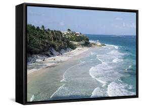 Crane Bay, Barbados, West Indies, Caribbean, Central America-Hans Peter Merten-Framed Stretched Canvas