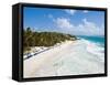 Crane Beach at Crane Beach Resort, Barbados, Windward Islands, West Indies, Caribbean-Michael DeFreitas-Framed Stretched Canvas