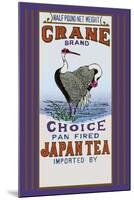 Crane Brand Tea-null-Mounted Art Print