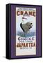 Crane Brand Tea-null-Framed Stretched Canvas