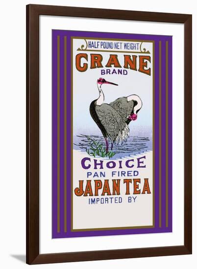 Crane Brand Tea-null-Framed Art Print