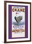 Crane Brand Tea-null-Framed Art Print