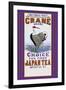 Crane Brand Tea-null-Framed Art Print