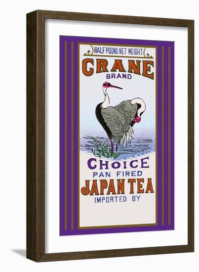 Crane Brand Tea-null-Framed Art Print