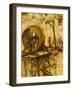 Crane detail from Tower of Babel, 1563-Pieter the Elder Bruegel-Framed Giclee Print