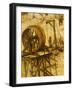 Crane detail from Tower of Babel, 1563-Pieter the Elder Bruegel-Framed Giclee Print