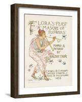 Crane, Flora's Feast-Walter Crane-Framed Art Print