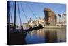 Crane Gate, Motlawa Canal, Old Town, Gdansk, Poland-Dallas and John Heaton-Stretched Canvas