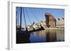 Crane Gate, Motlawa Canal, Old Town, Gdansk, Poland-Dallas and John Heaton-Framed Photographic Print