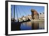 Crane Gate, Motlawa Canal, Old Town, Gdansk, Poland-Dallas and John Heaton-Framed Photographic Print