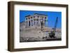 Crane Moving Trajan's Kiosk-T. Hartwell-Framed Photographic Print