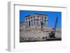 Crane Moving Trajan's Kiosk-T. Hartwell-Framed Photographic Print