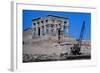 Crane Moving Trajan's Kiosk-T. Hartwell-Framed Photographic Print