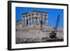 Crane Moving Trajan's Kiosk-T. Hartwell-Framed Photographic Print