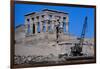 Crane Moving Trajan's Kiosk-T. Hartwell-Framed Photographic Print